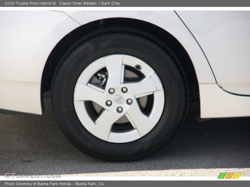 Classic Silver Metallic / Dark Gray 2010 Toyota Prius Hybrid III