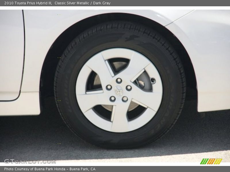 Classic Silver Metallic / Dark Gray 2010 Toyota Prius Hybrid III