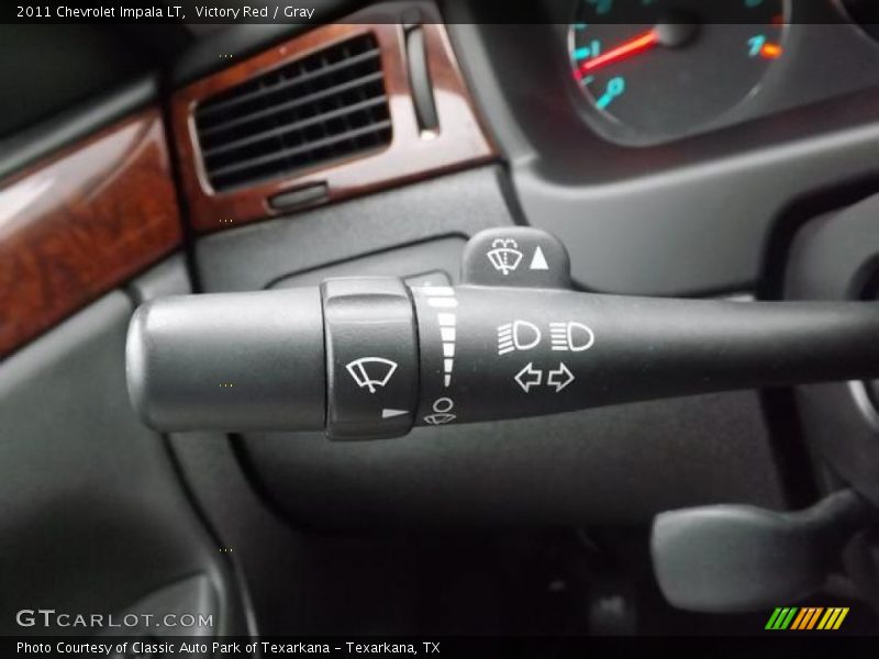 Victory Red / Gray 2011 Chevrolet Impala LT