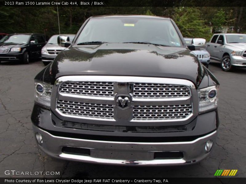 Black / Black 2013 Ram 1500 Laramie Crew Cab 4x4