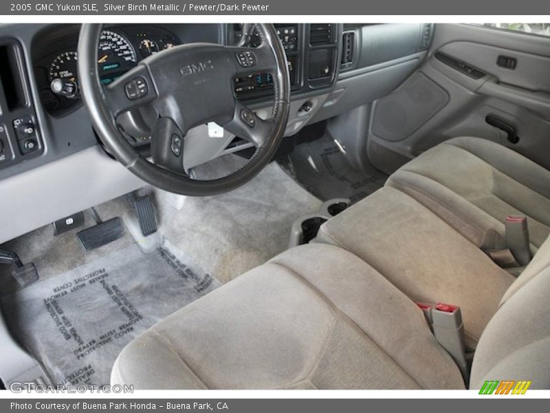 Silver Birch Metallic / Pewter/Dark Pewter 2005 GMC Yukon SLE