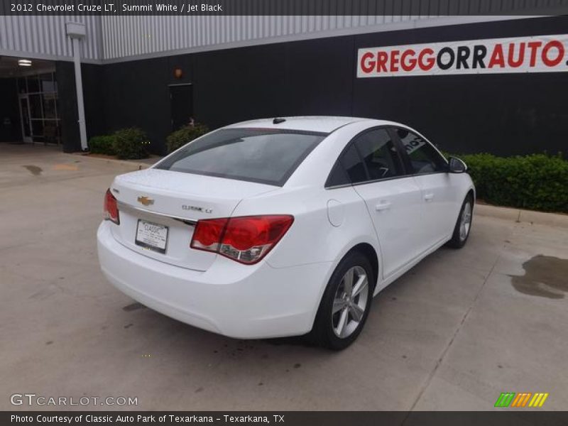 Summit White / Jet Black 2012 Chevrolet Cruze LT