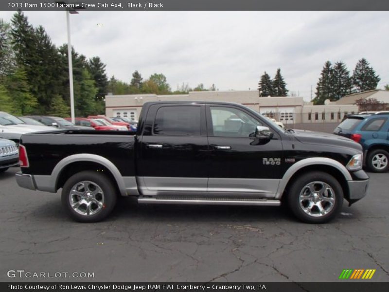 Black / Black 2013 Ram 1500 Laramie Crew Cab 4x4
