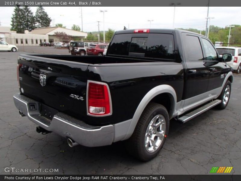 Black / Black 2013 Ram 1500 Laramie Crew Cab 4x4