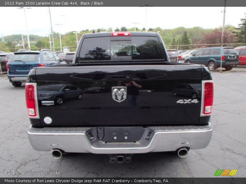 Black / Black 2013 Ram 1500 Laramie Crew Cab 4x4