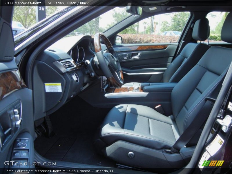  2014 E 350 Sedan Black Interior