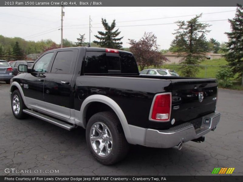 Black / Black 2013 Ram 1500 Laramie Crew Cab 4x4