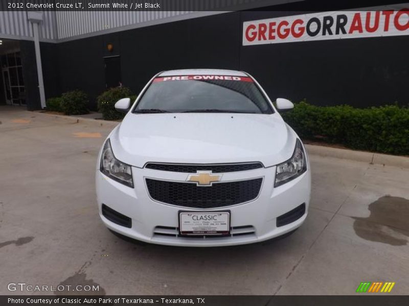 Summit White / Jet Black 2012 Chevrolet Cruze LT