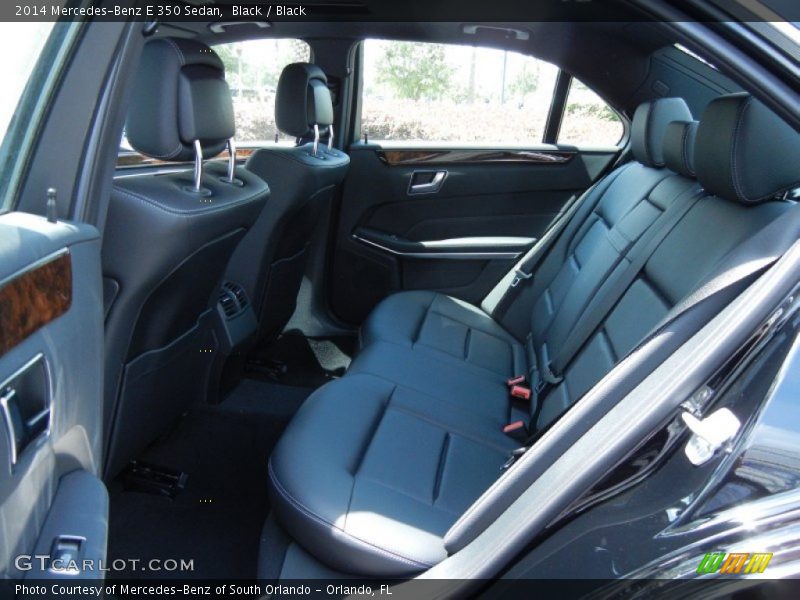 Rear Seat of 2014 E 350 Sedan