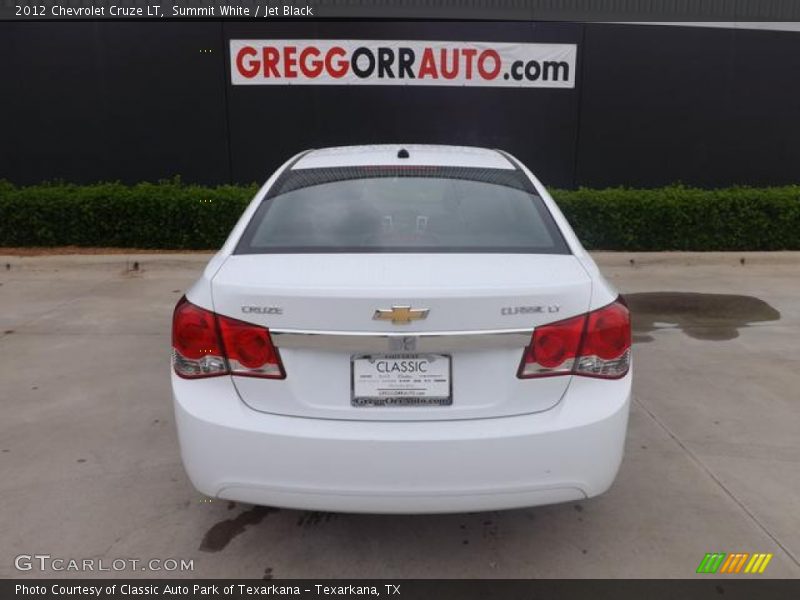 Summit White / Jet Black 2012 Chevrolet Cruze LT