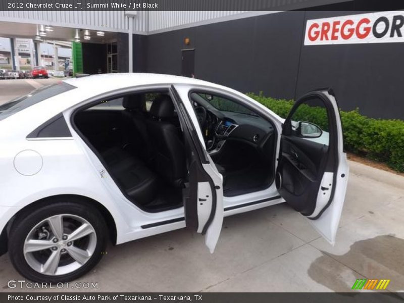 Summit White / Jet Black 2012 Chevrolet Cruze LT