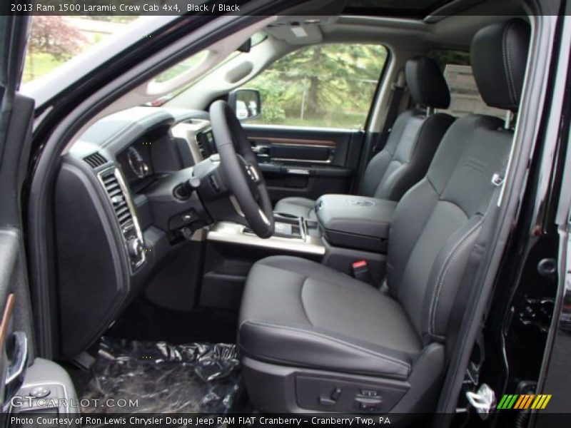 Black / Black 2013 Ram 1500 Laramie Crew Cab 4x4