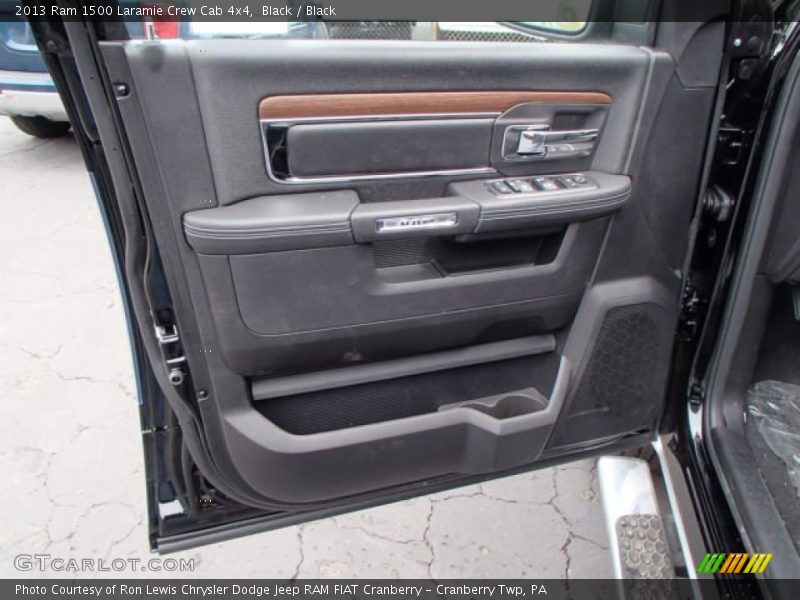 Black / Black 2013 Ram 1500 Laramie Crew Cab 4x4