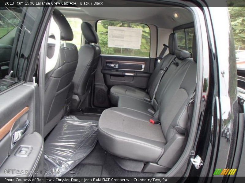 Black / Black 2013 Ram 1500 Laramie Crew Cab 4x4