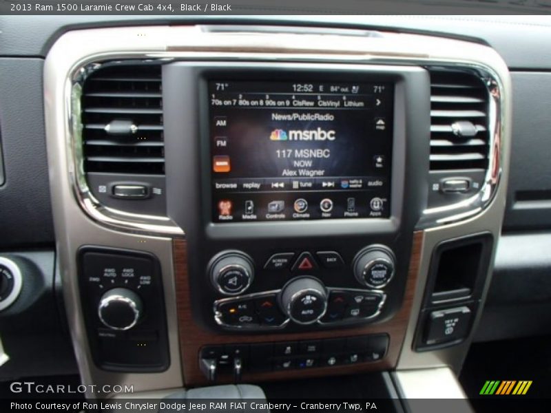 Black / Black 2013 Ram 1500 Laramie Crew Cab 4x4