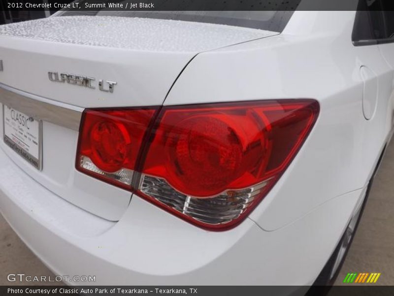 Summit White / Jet Black 2012 Chevrolet Cruze LT