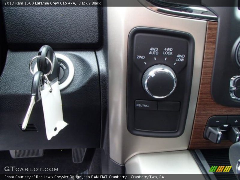Black / Black 2013 Ram 1500 Laramie Crew Cab 4x4