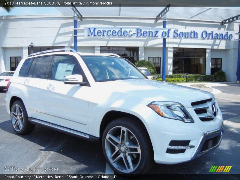 Polar White / Almond/Mocha 2013 Mercedes-Benz GLK 350