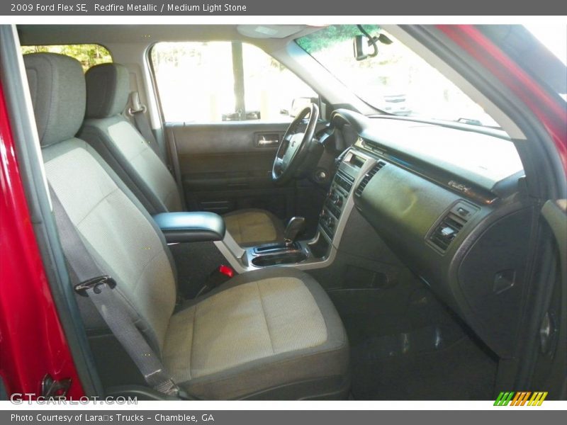 Redfire Metallic / Medium Light Stone 2009 Ford Flex SE