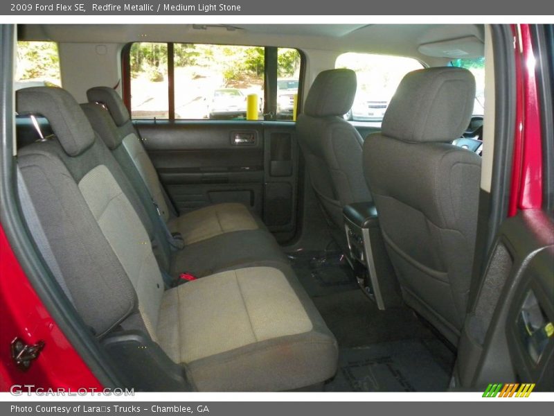 Redfire Metallic / Medium Light Stone 2009 Ford Flex SE