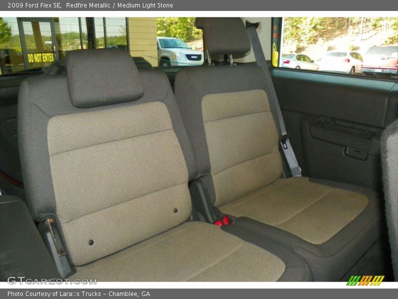 Redfire Metallic / Medium Light Stone 2009 Ford Flex SE