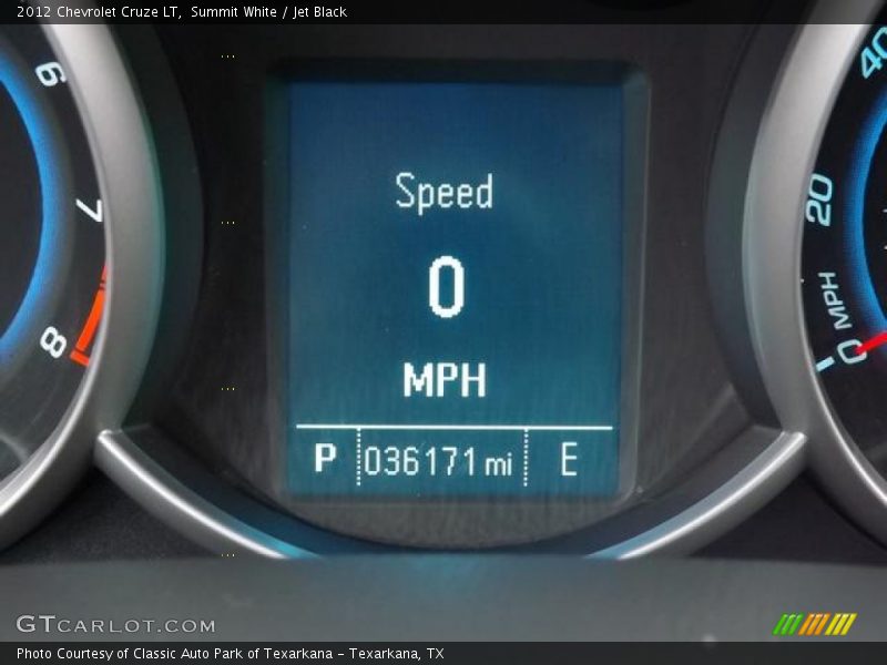 Summit White / Jet Black 2012 Chevrolet Cruze LT