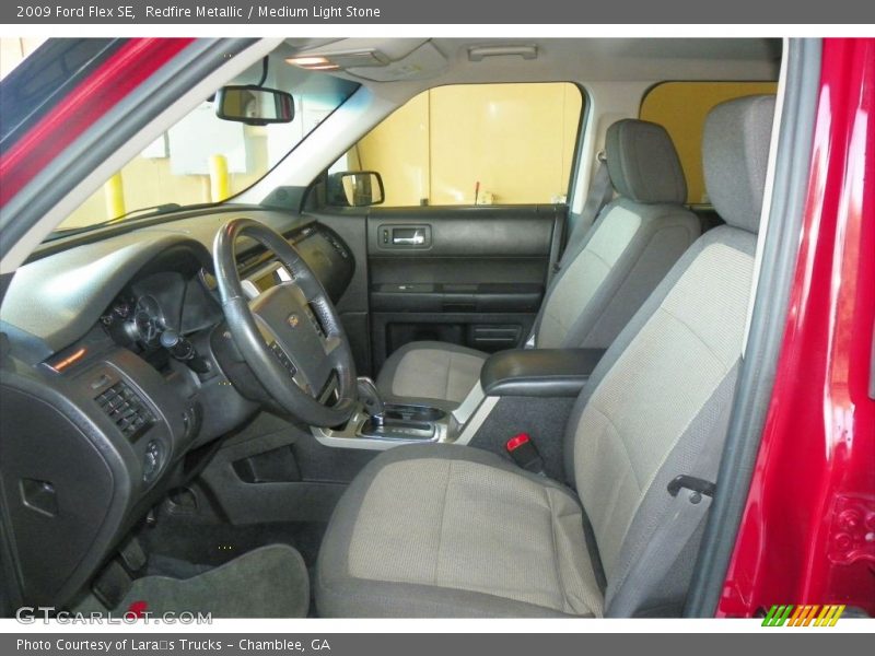 Redfire Metallic / Medium Light Stone 2009 Ford Flex SE