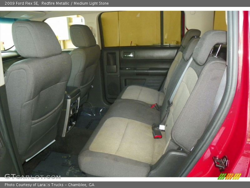 Redfire Metallic / Medium Light Stone 2009 Ford Flex SE