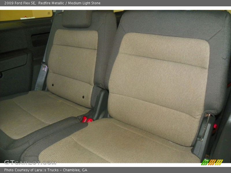 Redfire Metallic / Medium Light Stone 2009 Ford Flex SE