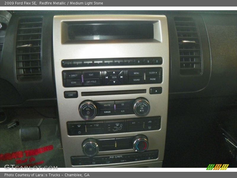 Redfire Metallic / Medium Light Stone 2009 Ford Flex SE