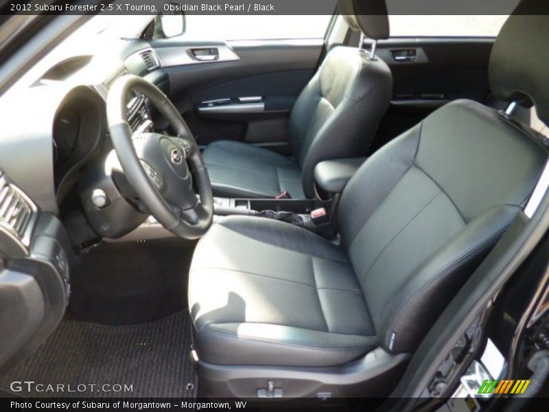 Obsidian Black Pearl / Black 2012 Subaru Forester 2.5 X Touring