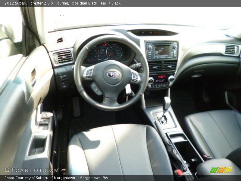 Obsidian Black Pearl / Black 2012 Subaru Forester 2.5 X Touring
