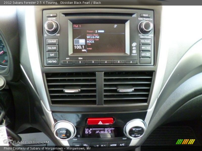 Obsidian Black Pearl / Black 2012 Subaru Forester 2.5 X Touring