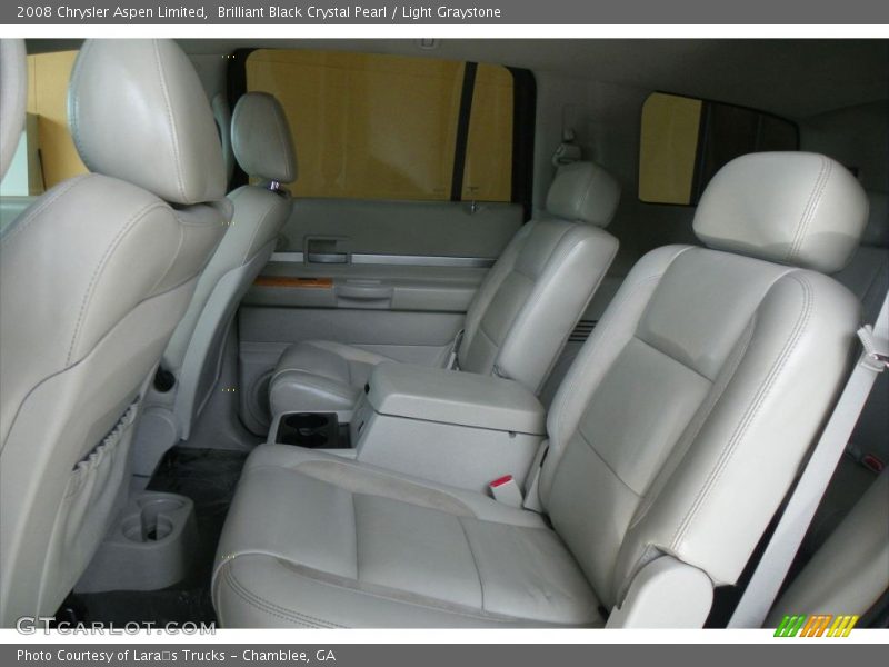 Brilliant Black Crystal Pearl / Light Graystone 2008 Chrysler Aspen Limited