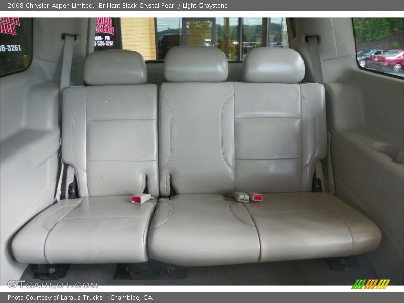 Brilliant Black Crystal Pearl / Light Graystone 2008 Chrysler Aspen Limited