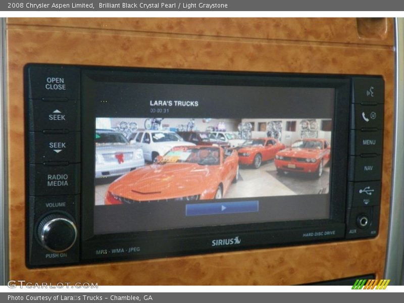 Brilliant Black Crystal Pearl / Light Graystone 2008 Chrysler Aspen Limited