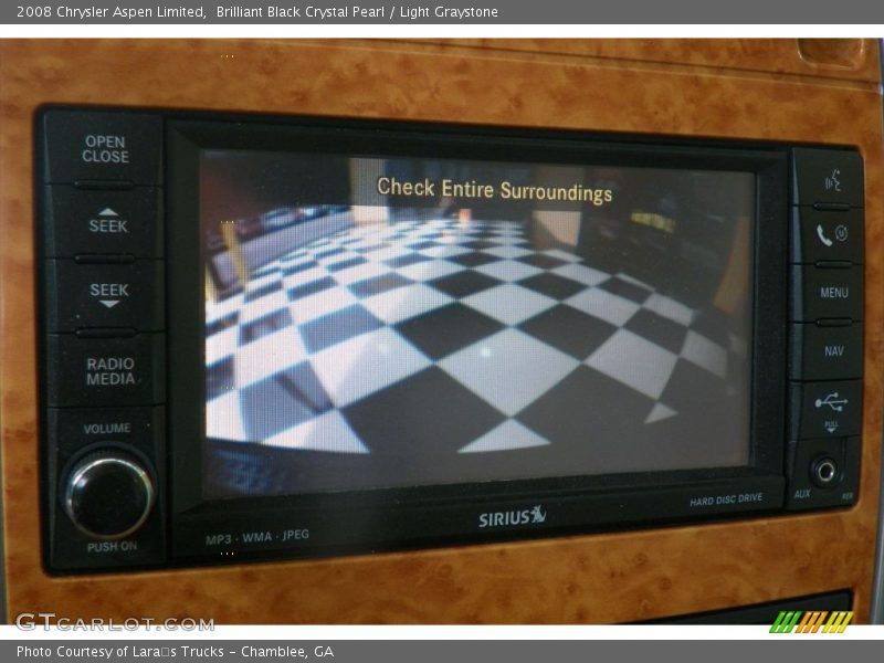 Brilliant Black Crystal Pearl / Light Graystone 2008 Chrysler Aspen Limited