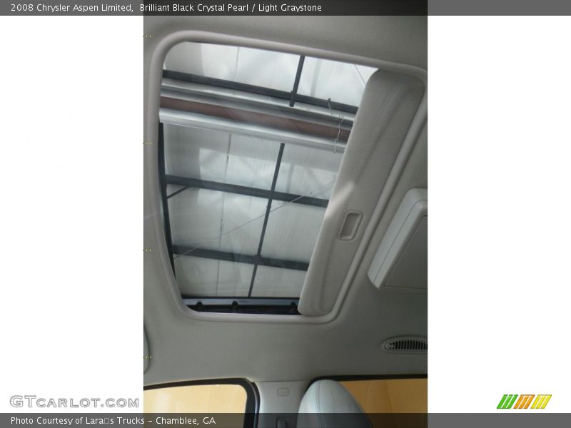Brilliant Black Crystal Pearl / Light Graystone 2008 Chrysler Aspen Limited