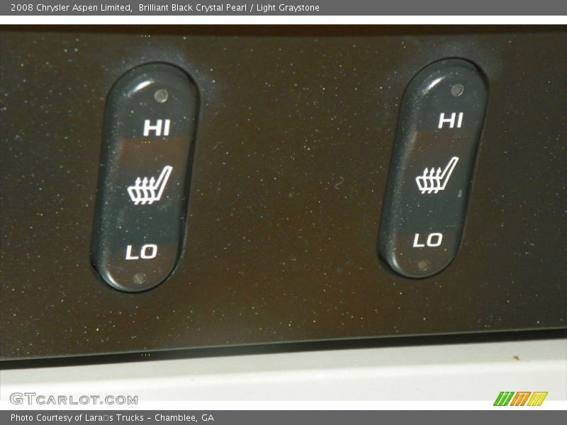 Brilliant Black Crystal Pearl / Light Graystone 2008 Chrysler Aspen Limited