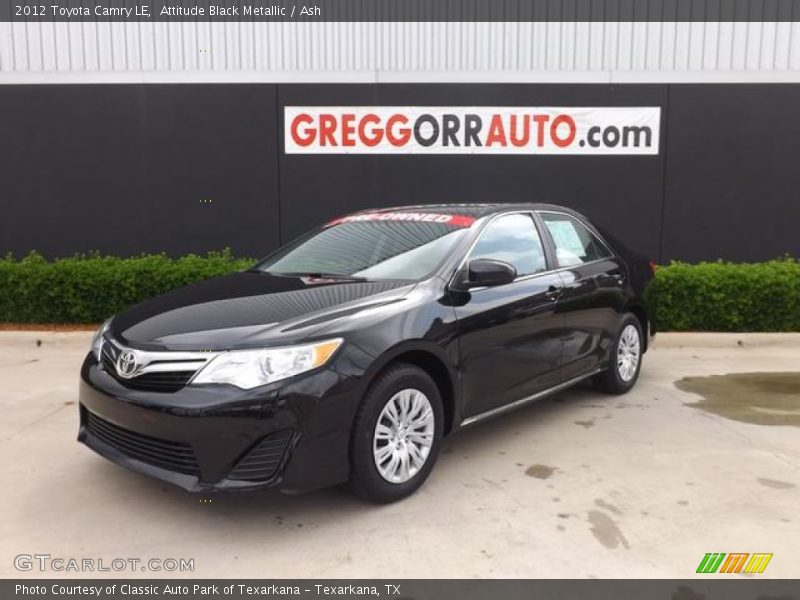 Attitude Black Metallic / Ash 2012 Toyota Camry LE