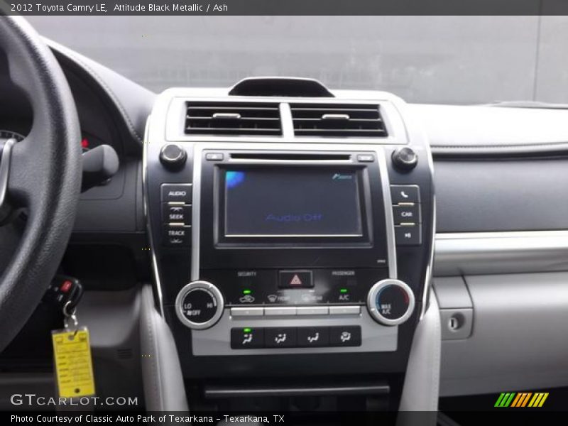 Attitude Black Metallic / Ash 2012 Toyota Camry LE