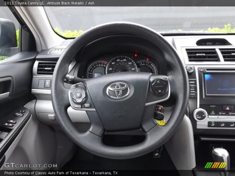 Attitude Black Metallic / Ash 2012 Toyota Camry LE
