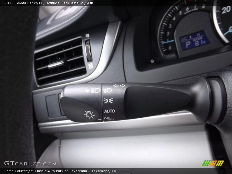 Attitude Black Metallic / Ash 2012 Toyota Camry LE