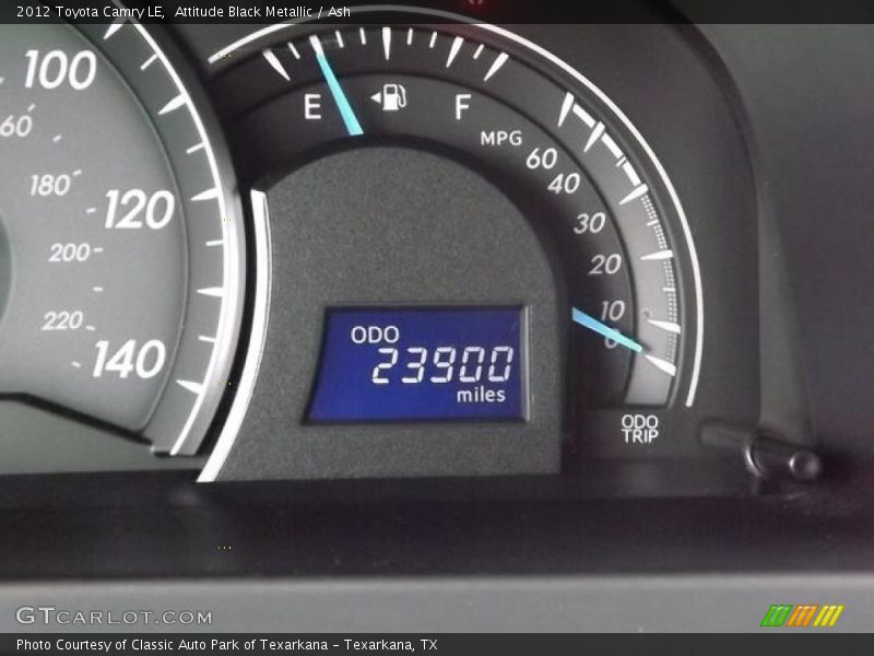 Attitude Black Metallic / Ash 2012 Toyota Camry LE