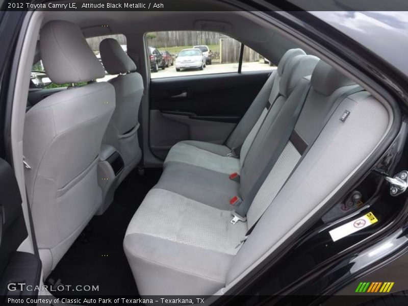 Attitude Black Metallic / Ash 2012 Toyota Camry LE