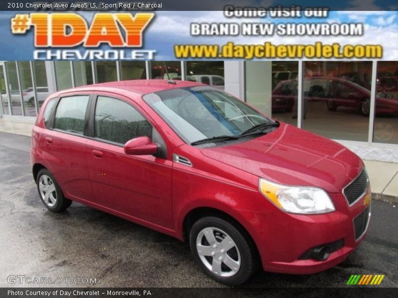Sport Red / Charcoal 2010 Chevrolet Aveo Aveo5 LS