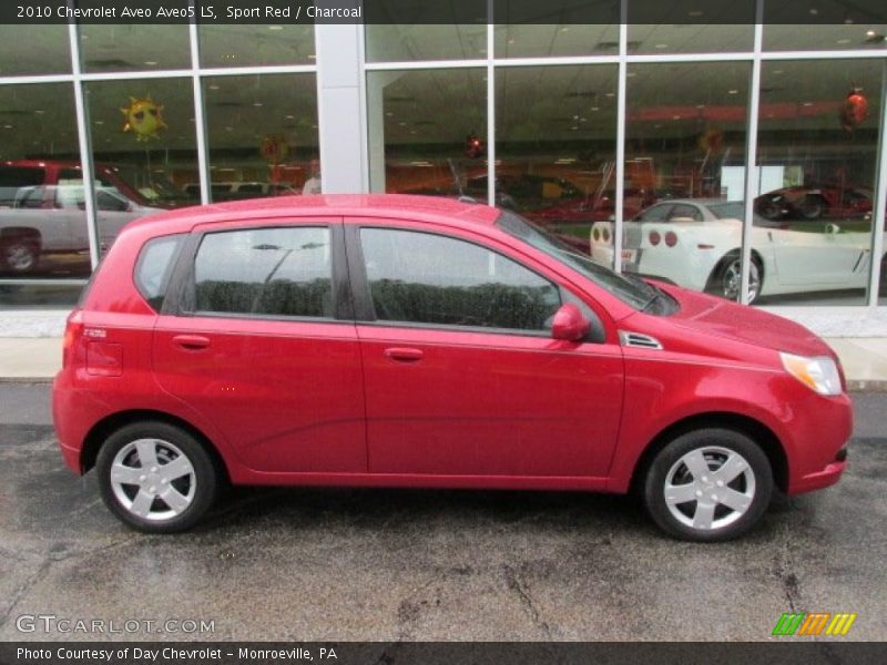 Sport Red / Charcoal 2010 Chevrolet Aveo Aveo5 LS