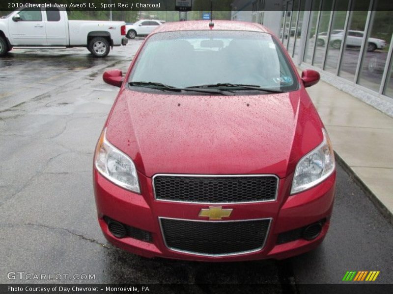 Sport Red / Charcoal 2010 Chevrolet Aveo Aveo5 LS
