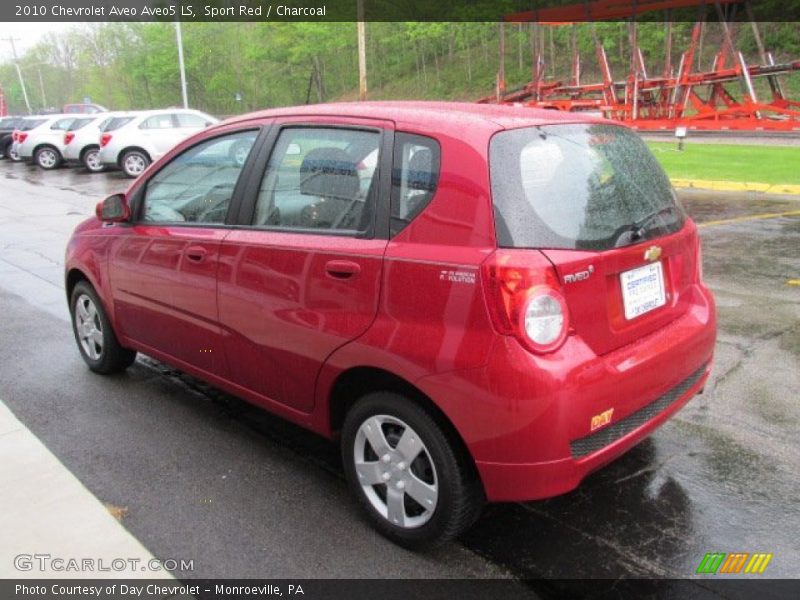 Sport Red / Charcoal 2010 Chevrolet Aveo Aveo5 LS