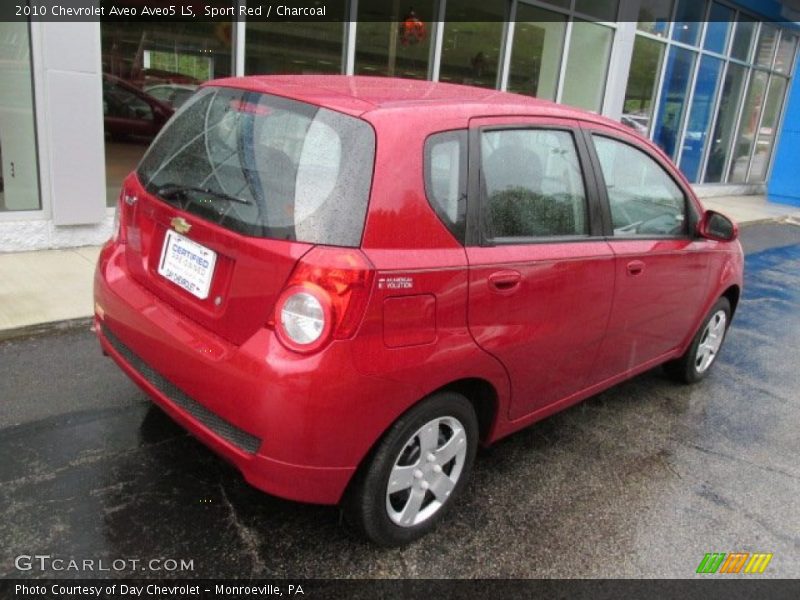 Sport Red / Charcoal 2010 Chevrolet Aveo Aveo5 LS